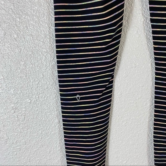 Ivivva Rhythmic Tights Striped SZ 14 - Picture 3 of 5
